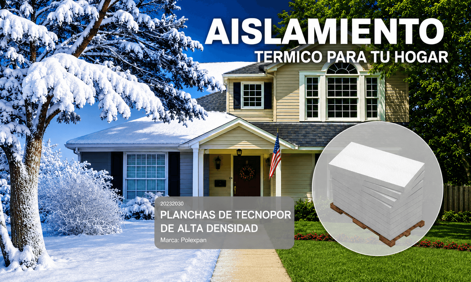 Aislamiento térmico para tu hogar con planchas de tecnopor de alta densidad